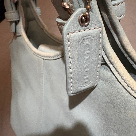 Coach Light Blue Shoulder Bag - Picture 4 of 9